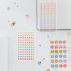 Hobonichi Techo TSUKI No Round Stickers Planner Accessories IRO/See-through (15mm)