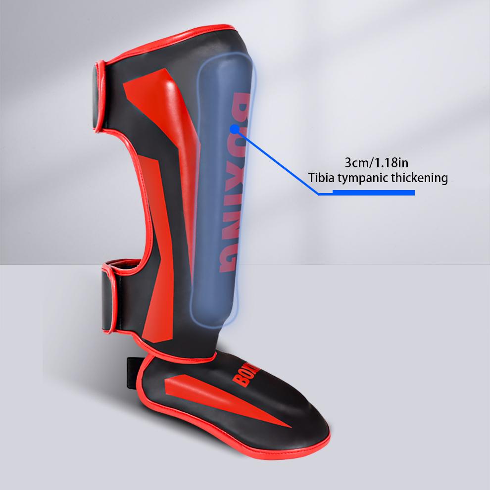 Muay Thai Leg Protection Sanda Combat Back Of Foot Protection Shin Protection Boxing Thickened Combat Gear Ankle Protection