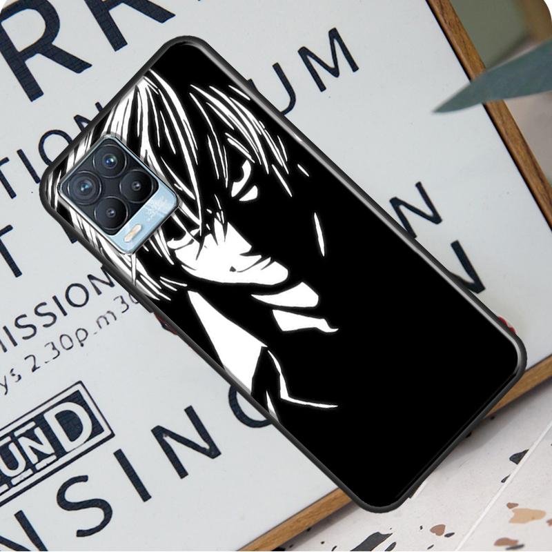 Japan Anime Death Note Case For Realme 8 Pro 8i GT Master GT Neo 2 C21 Back Cover For OnePlus Nord 2 8T 9R 9 Pro