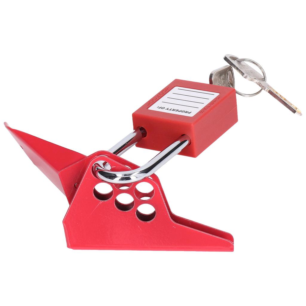 Standard Ball Valve Lock Small Industrial Pipeline Handle Ball Valve Lock with 38mm Padlock