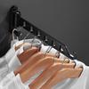Wall Mounted Laundry Hanger Dryer Rack Folding Clothes Hanger Metal Storage Rack for Home Dormitory Balcony Heavy Duty Hangers