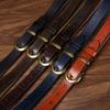 Leather Internet Celebrity Style Belt Female Korean Version Trend Versatile Personality Retro Pin Buckle First Layer Cowhide Jeans Belt Female