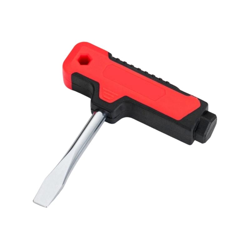 Camera Plate Screwdriver with Broad Tip and Grip Texture for Mount Hardware and Plate Screw Adjustment Work Tasks