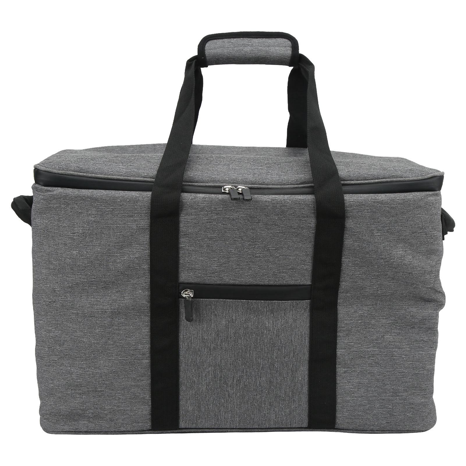 Cooler Bag Cationic Fabric Excellent Insulation Effect Large Capacity Foldable Lunch Box Bag for Outdoor Camping