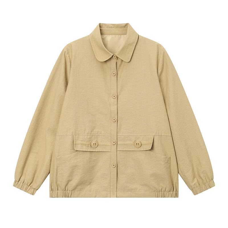 Women's Spring/Autumn Casual Short Jacket 2024 - Korean Style for Middle-Aged Moms