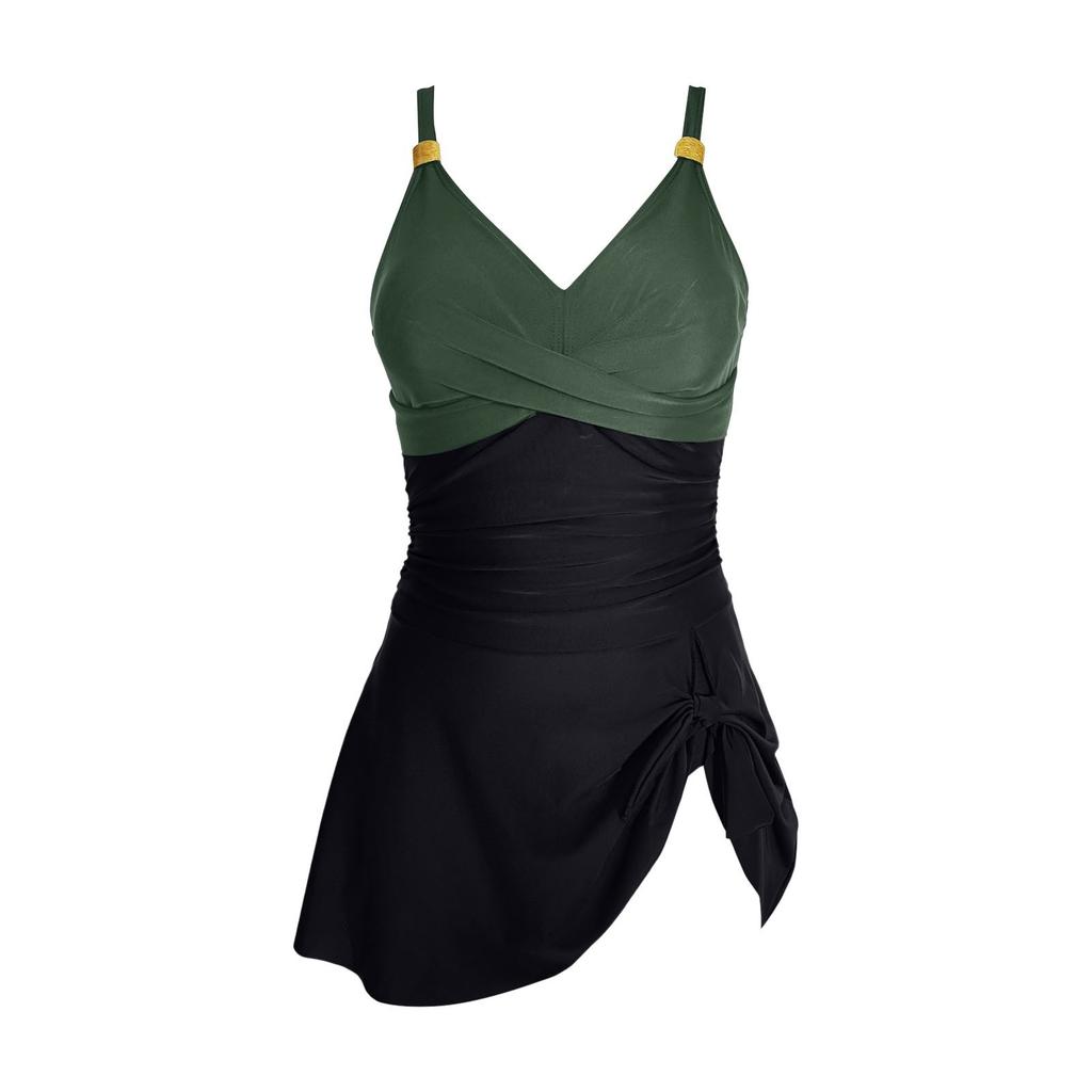 Women's One-Piece Fashion Sexy Bikini With Bra Pads No Steel Support Swimming Costume