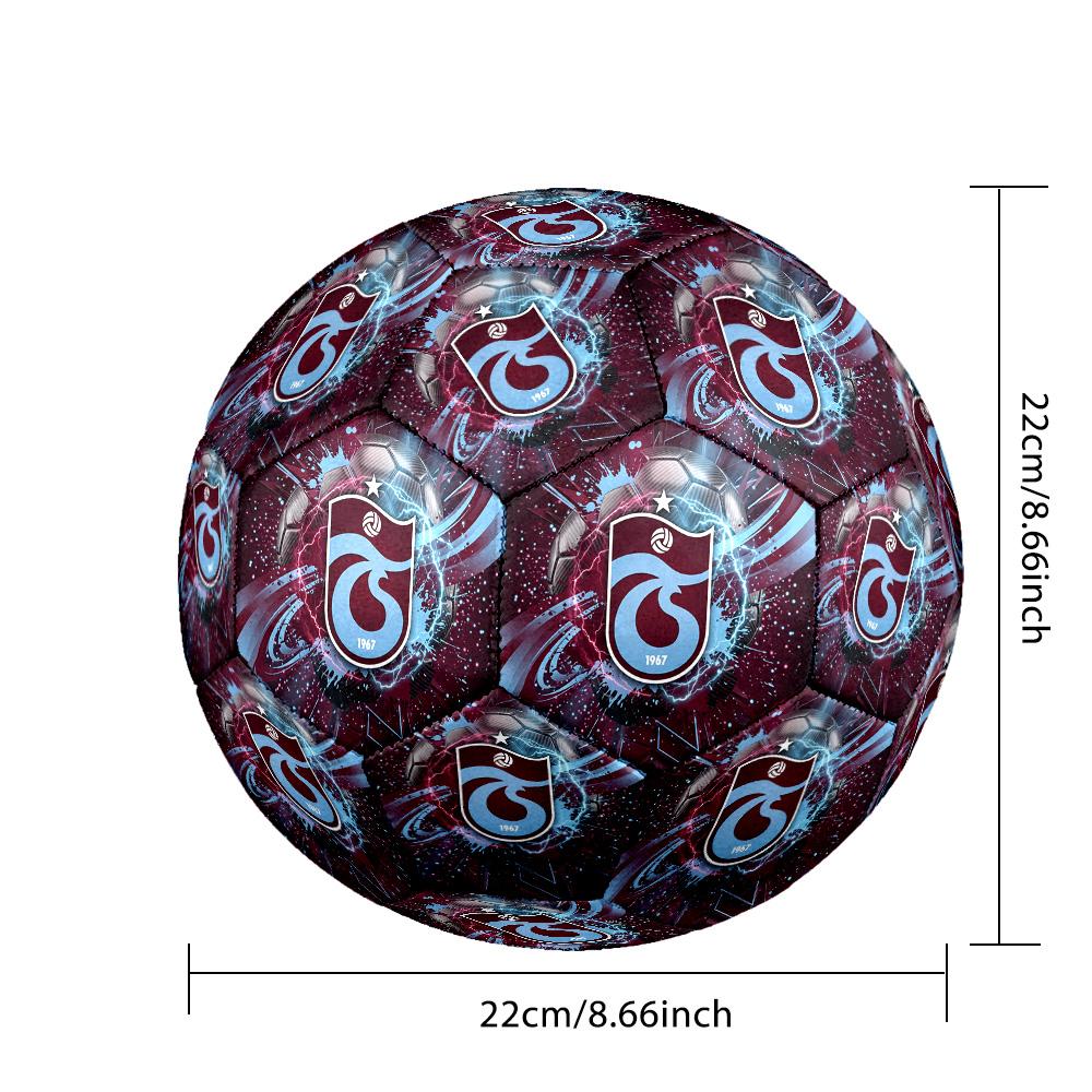 Trabzonspor FC Size 5 Standard Football Durable Training Match Soccer Ball for Adult Outdoor Sports