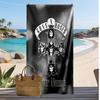 Asciugamano da Spiaggia Personalizzato Guns N’ Roses, Stampa il Tuo Nome Testo Asciugamano Leggero Assorbente per Nuoto Viaggio