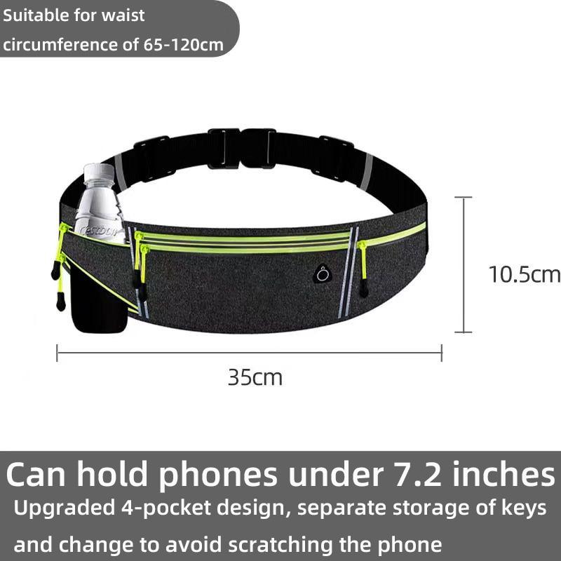 Laufausrüstung personalisierte Handytasche, 7-Zoll-Hüfttasche, ultradünne und multifunktionale Damen-Schlüsseltasche, mehrere Außentaschen