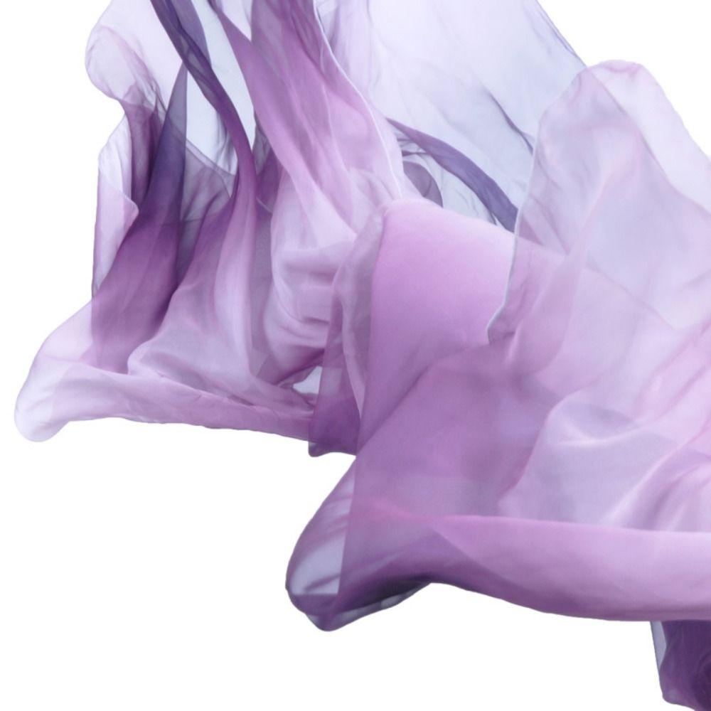 Light Texture Latin Belly Dance Shawls Gradient Color Performance Shawl Show Costumes