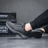 Men's shoes spring new platform comfortable outdoor hiking shoes Korean version trend lightweight breathable sports shoes