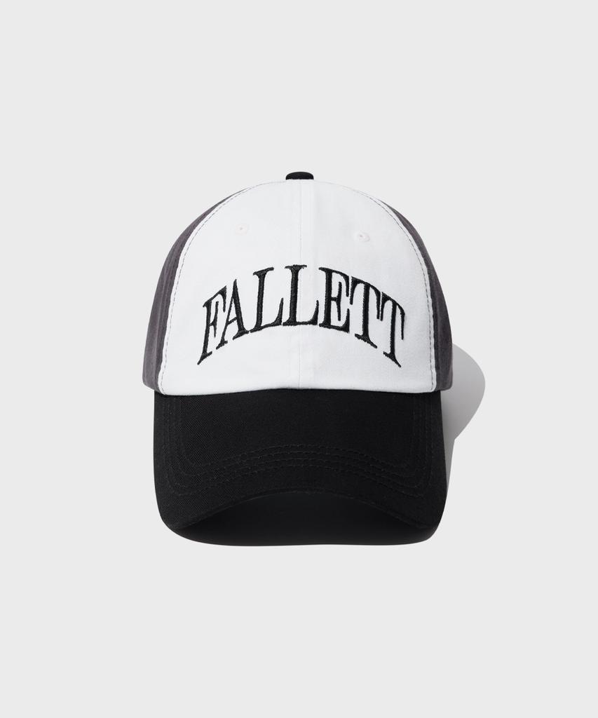 FALLETT Color Block Logo Ball Cap Black