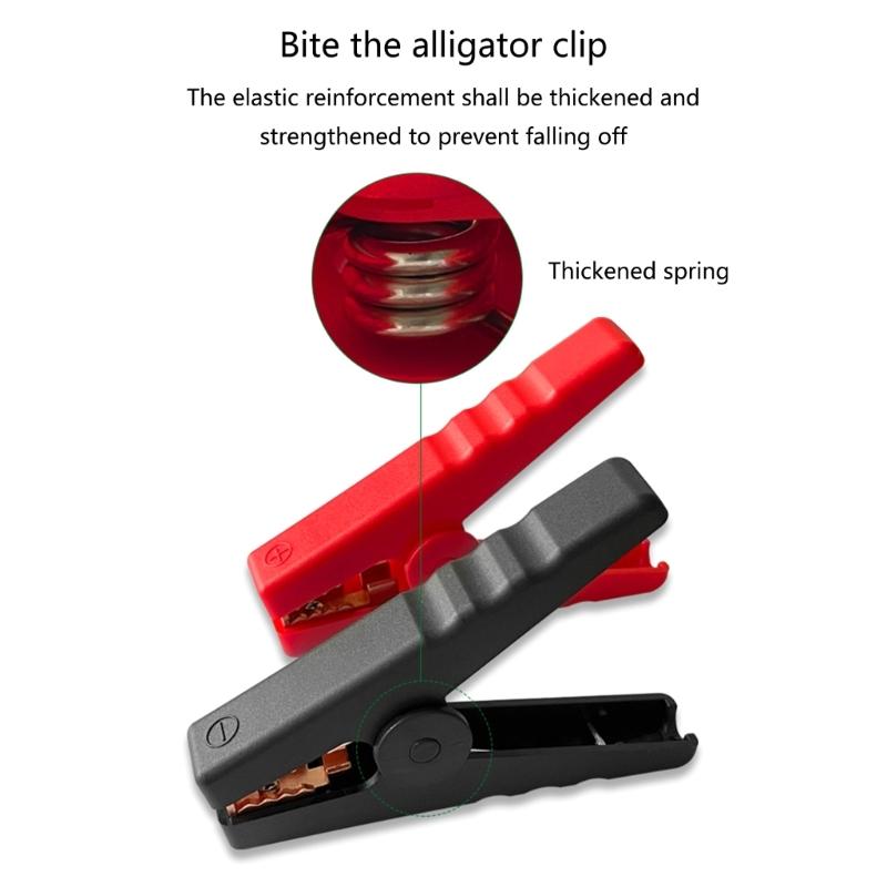 100-Amp Clamps for Charging and Testing Batteries