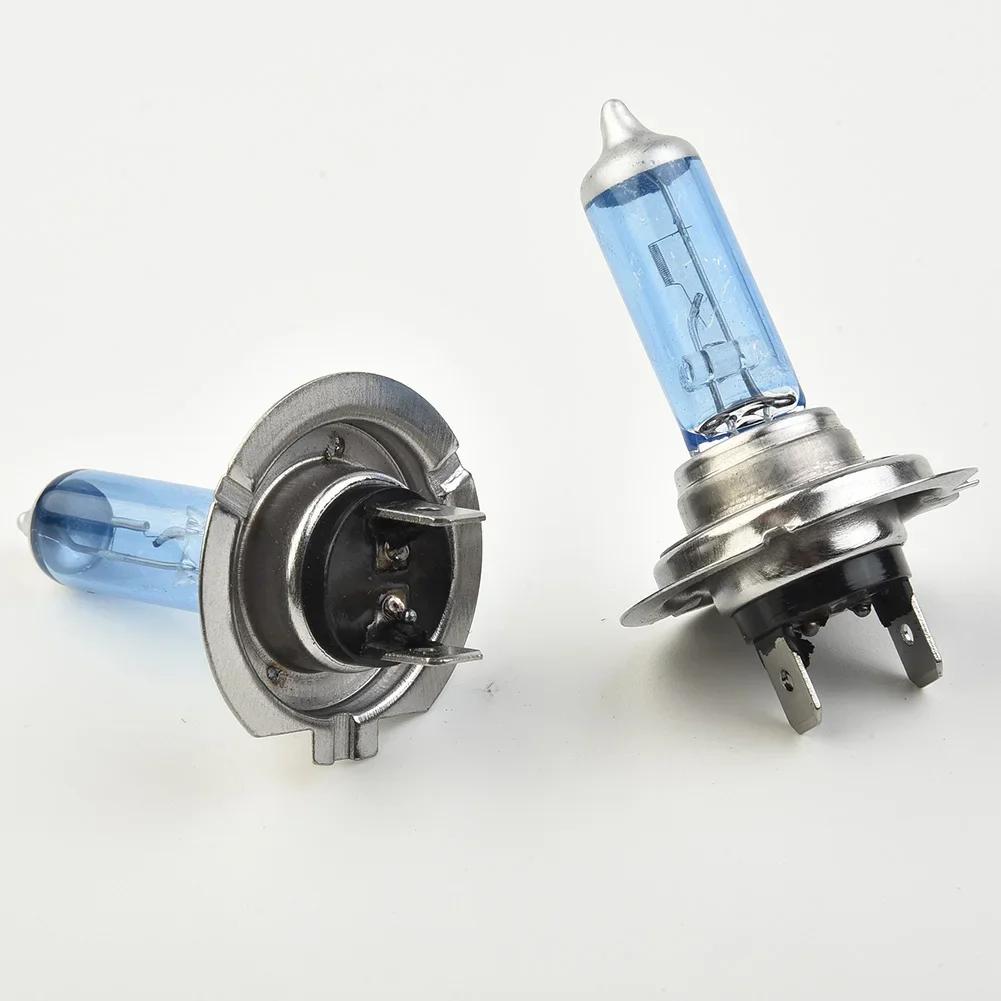 2 ks Bílé LED žárovky 12V H7 100W 8500K Xenonová lampa Super Jasné Halogenové žárovky do světlometů auta Auto Světla Příslušenství Super Jasné