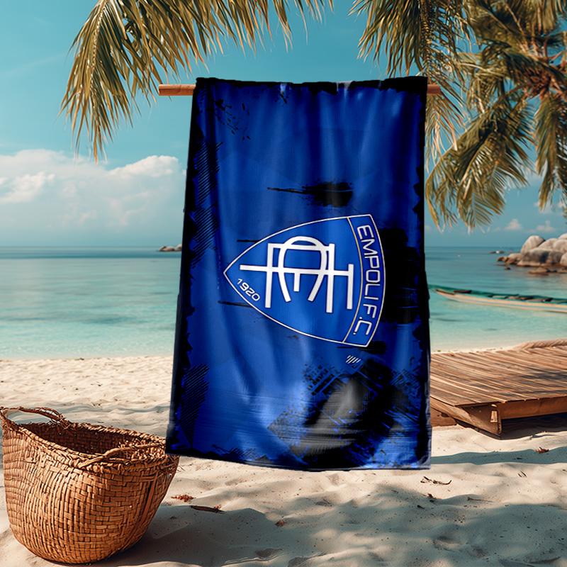 1PC Empoli Crest Design Beach Towel - Soft, Absorbent Microfiber, Lightweight, Ideal for The Beach, Parties, Travel, Camping fan gifts