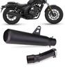 Kind of Doubt Exhaust Pipe Mid Pipe Motorcycle Muffler Slip On Correction Connection Fits 250/300/500 CM250/300/500