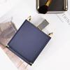 PU Leather Square Pencils Holder Desktop Stationery Organizer Case Office Accessories Makeup Brush and Miscellaneous Storage Bin