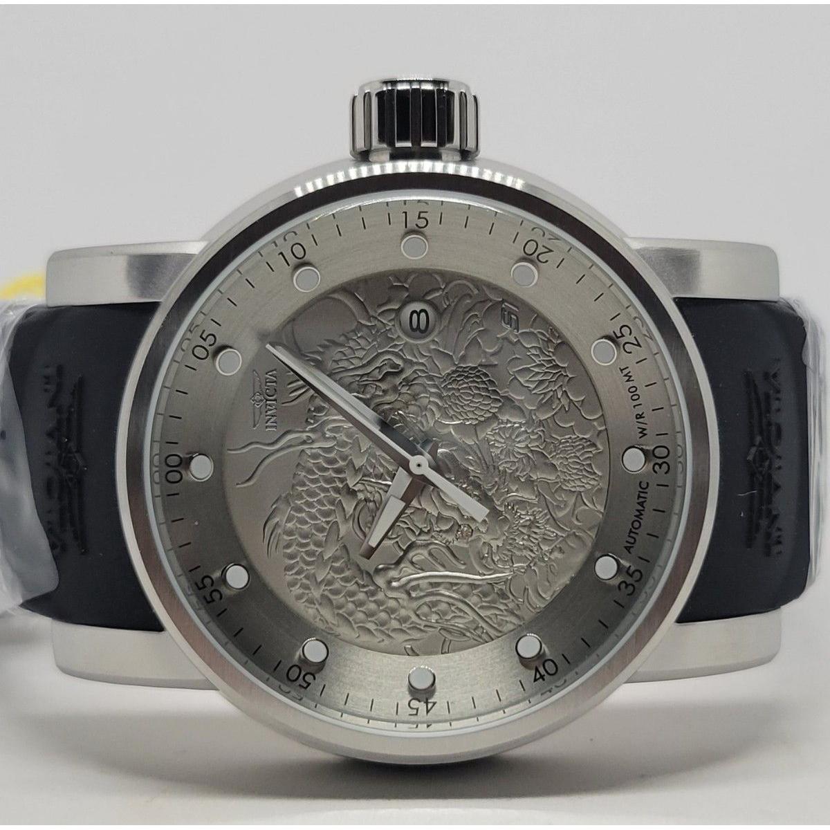 Used Invicta 15862 48mm S1Rally Yakuza Dragon Automatic Silver & Black