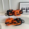 2025 New Creative Halloween Pumpkin Shape PU Shoulder Bags Super Cool Exquisite Personality Hot Trendy Crossbody Bags for Women