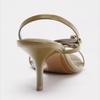 Luxury Metal-Embellished  Designer High-Heel Sandals Women Fashion Cross-tied Heels Summer Sexy beach slingbacks Flip-Flops