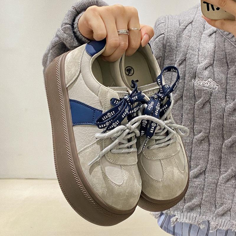 Женские коричневые кожаные лоферы на массивной платформе с подошвой, увеличивающей рост 37