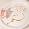 Golden Gourd Necklace, Women'S Light Luxury Niche Design, High-End Sense Of National Style, Temperament, Lucky Brand Fringed Collarbone Chain