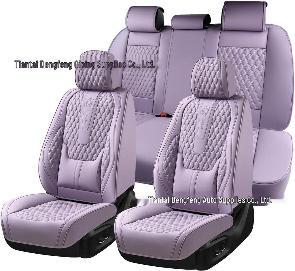 Universal Leather Car Seat Covers for Sedans, SUVs, and Trucks