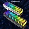 ARGB AURA Plug Sync Computer SSD M2 Radiator Aluminum PC RGB M.2 Nvme Cooler Heatsink Solid State Drive Heat Sink Cooler