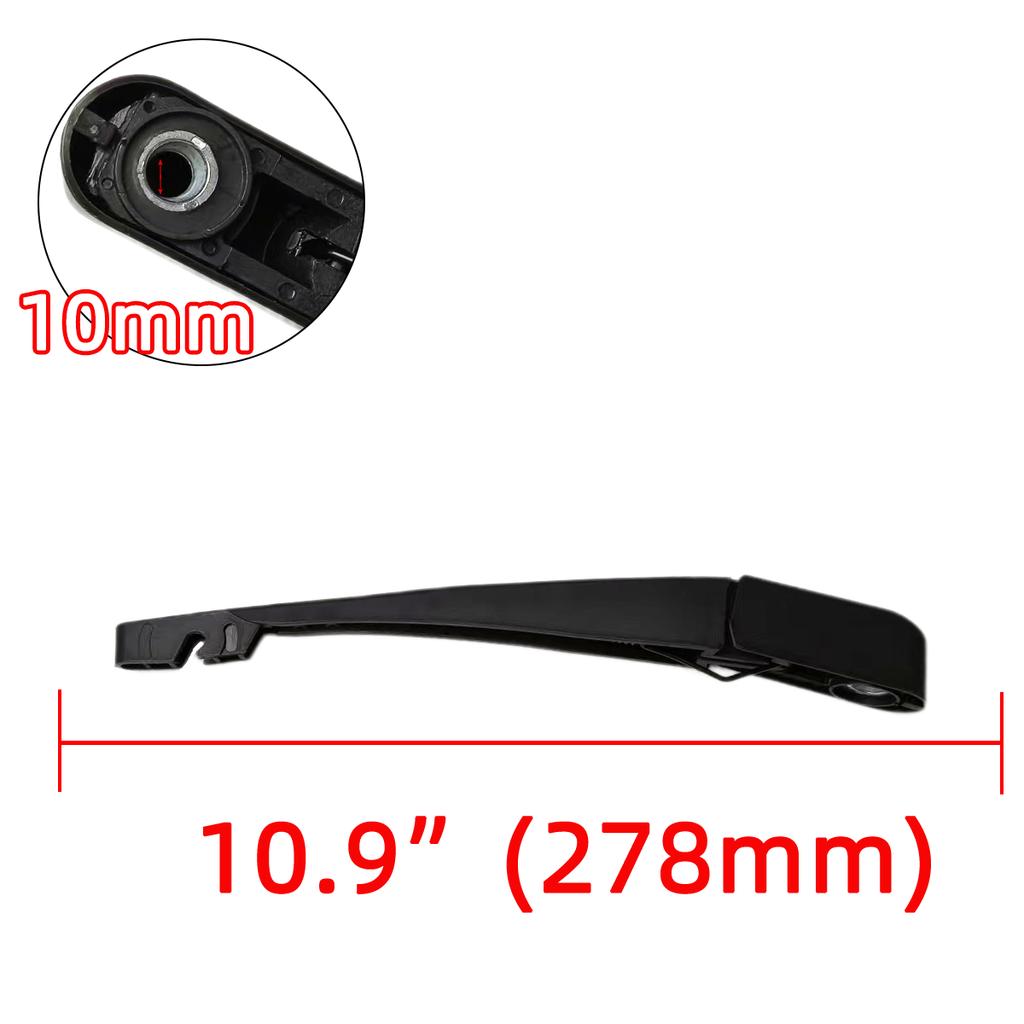 Rear Wiper Blade & Arm Set Kit For BAOJUN 510 2017 Windshield Windscreen Rear Window