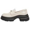 TATA Magic Detective Britische Loafer mit dicker Sohle Damenschuhe, Kleine Lederschuhe