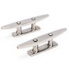 2PCS 4in Boat Cleat Stainless Steel Multifunctional Marine Dock Rope Cleat for Ship Wharf Deck