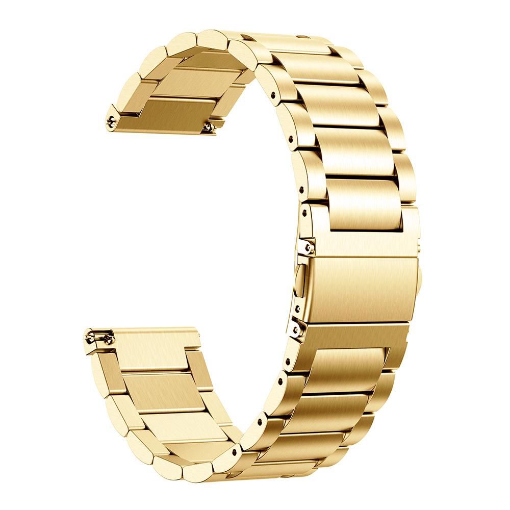 Fitbit Versa/Versa 2/Versa Lite SE Edelstahl Drei-Perlen Uhrenarmband