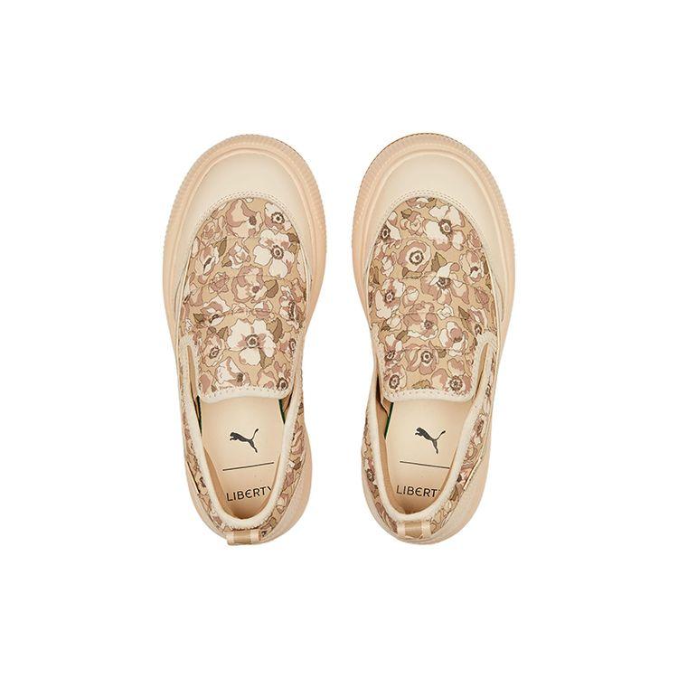 Liberty of London X Puma  Suede Mayu Slip-On Sun Kiss Women Sneakers Tan 384130-01