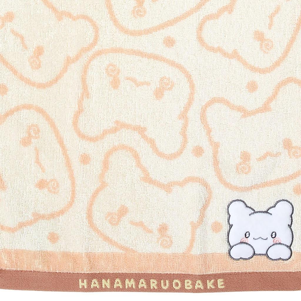 Sanrio Face Towel Hanamaru W34 x x 931055 (Always Together!) Ghost, Approx. D0.5 H76cm, Cotton,
