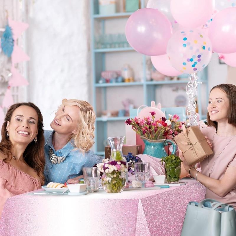 Table Cloth Large 137x274cm Disposable Tablecloth Fade Resistant For Party Decorations