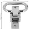 KIMISS 316 Stainless Steel Marine Folding Mast Step Heavy Duty Folding Flip Up Step for Boat Trailer Recreational Vehicle