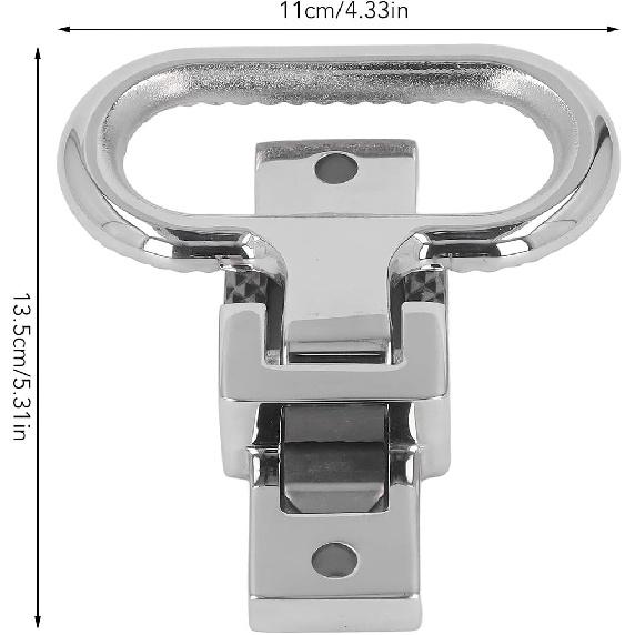 

KIMISS Морская складная мачтовая ступень из нержавеющей стали 316 Сверхпрочная складная откидная ступень для лодочного прицепа, транспортного средства для отдыха