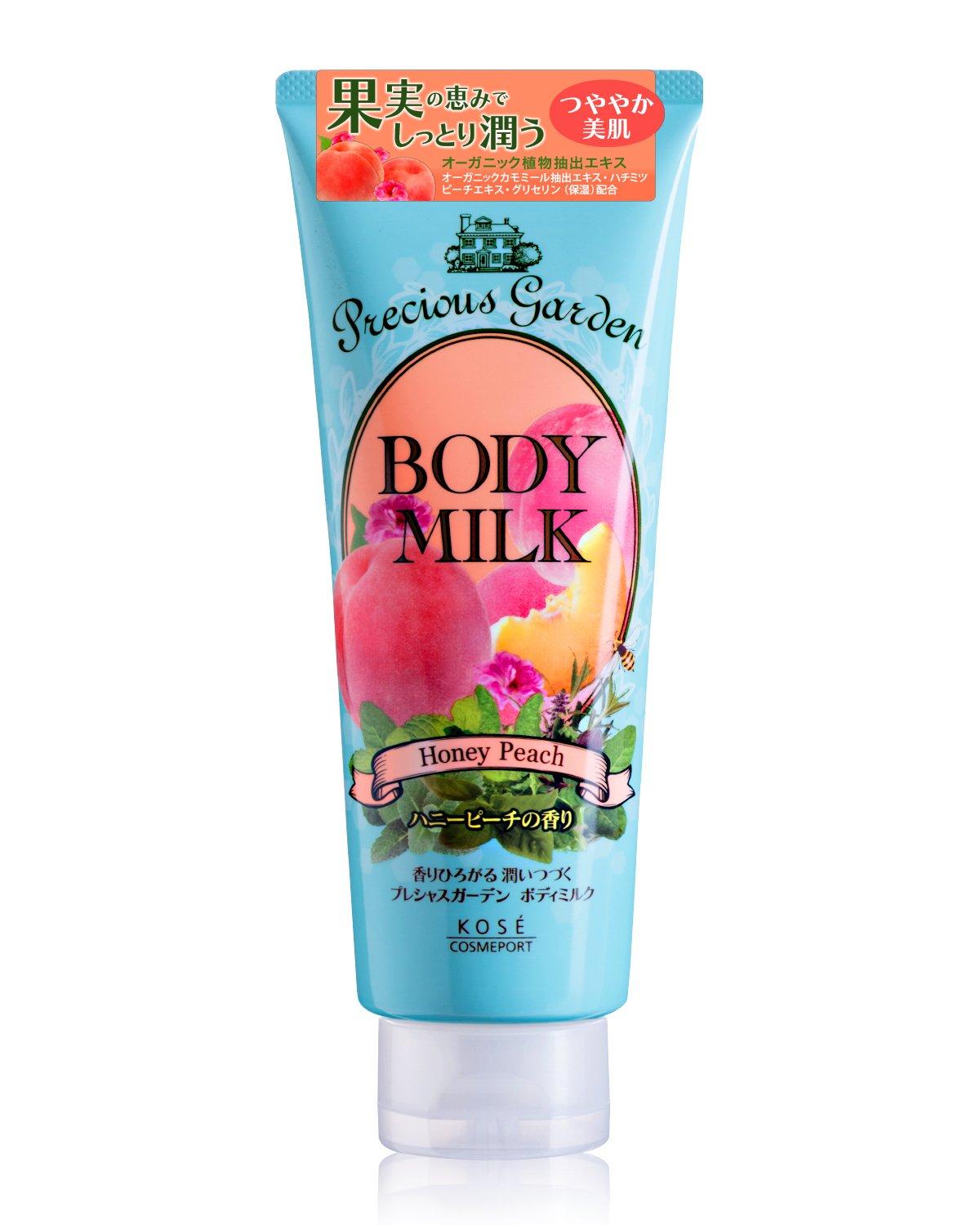 

KOSE Precious Garden Молочко для тела 220 г (Медовый персик)