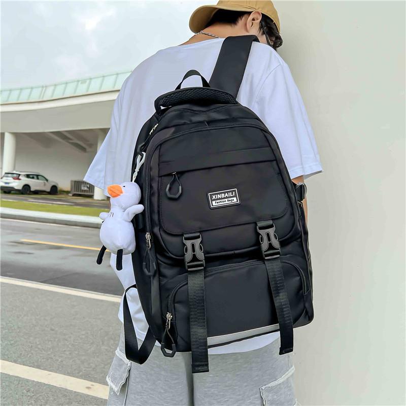 New backpack student large capacity fashion simple college style school bag female college student outdoor travel backpack female