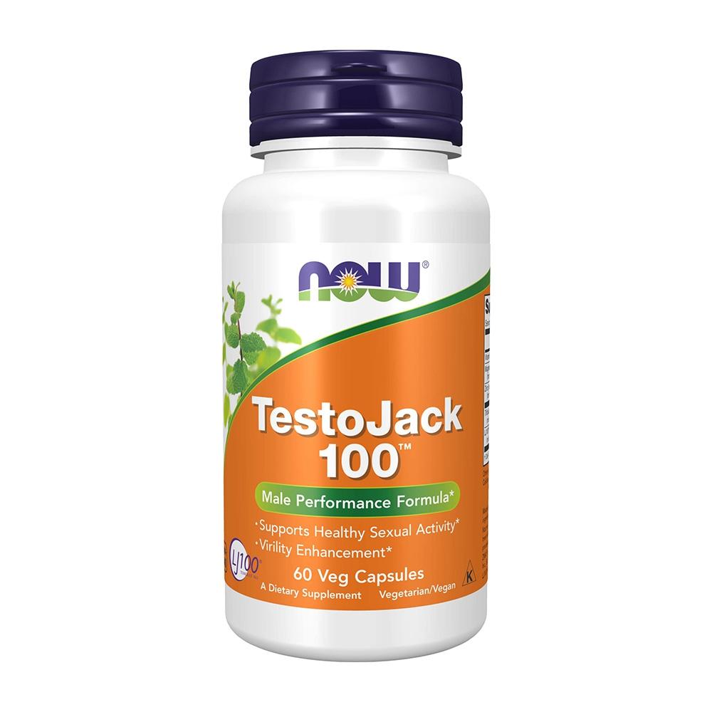 

TestoJack 100, 60 вегетаріанських капсул