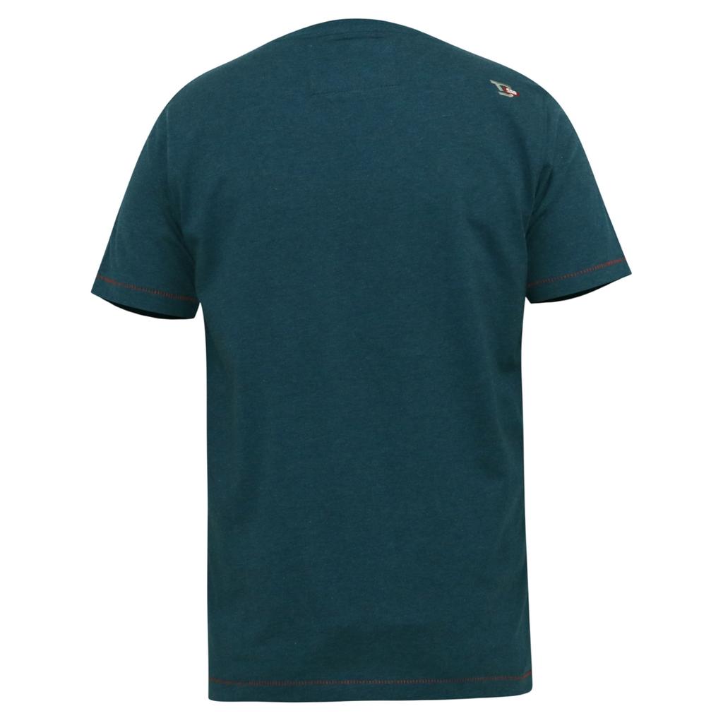 Duke Mens D555 Neal Skull Crew Neck Regular T-Shirt