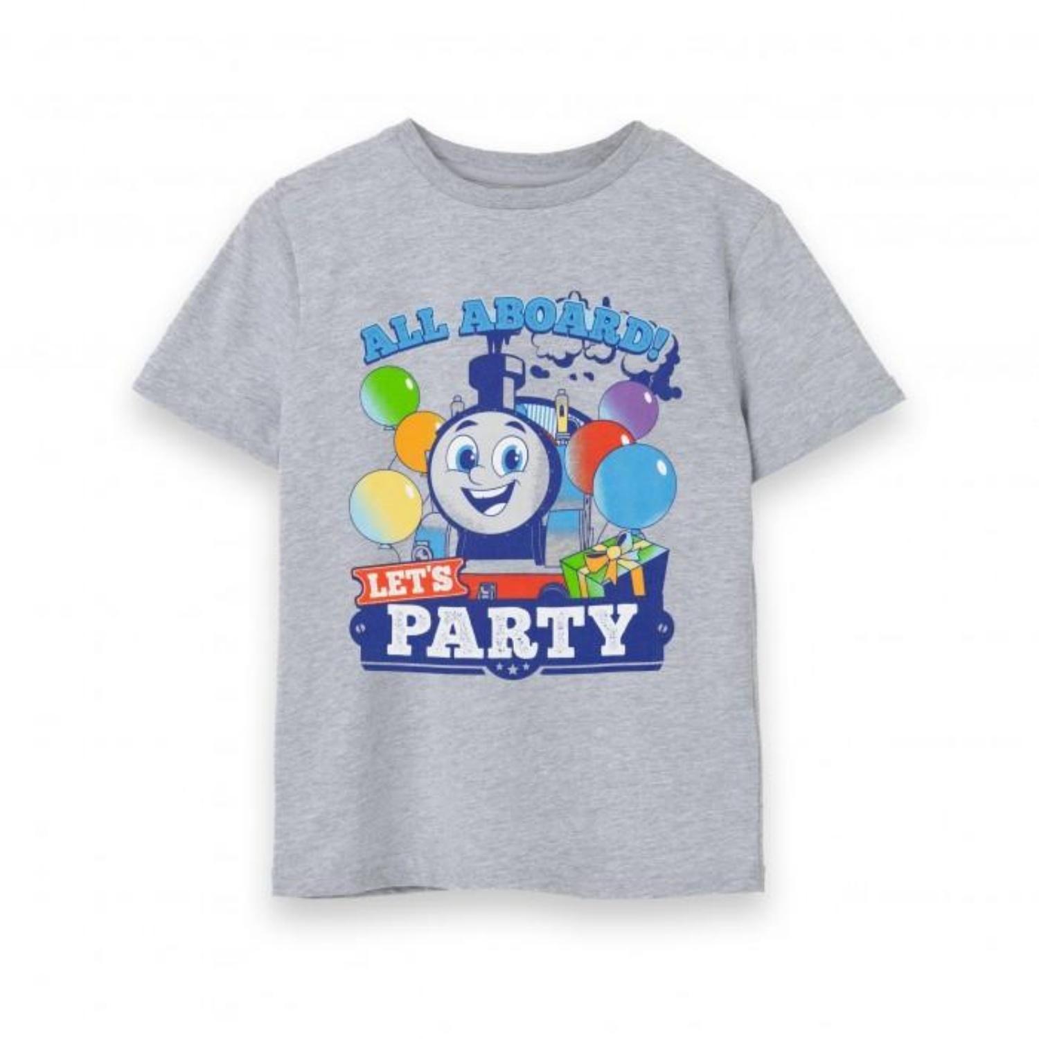 

Thomas & Friends Mens LetÂ´s Party T-Shirt S чёрный