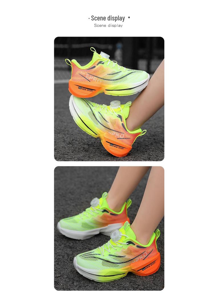Boys' Summer 2025 Breathable Mesh Sports Running Shoes - Lightweight and Stylish for Students
