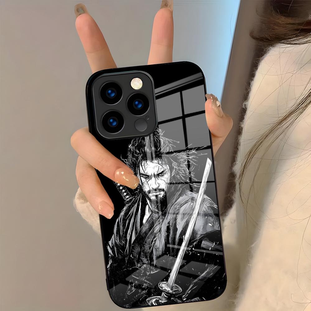 

Vagabond Manga Classic Phone Case For IPhone 17 Pro Max 16 15 14 Pro Max 13 11 Plus Glass Cover iPhone 11 Pro Max