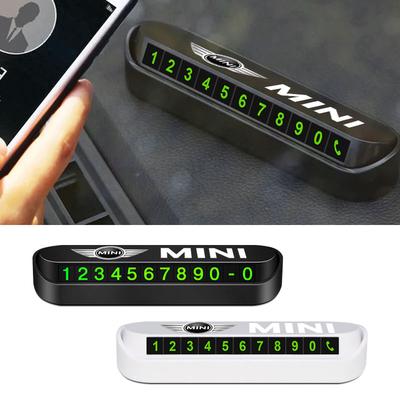 1Pcs Car Temporary Parking Card Plate Badge Car Styling For F54 F55 F56 R56 R60 SONE Roadster Clubman Coupe