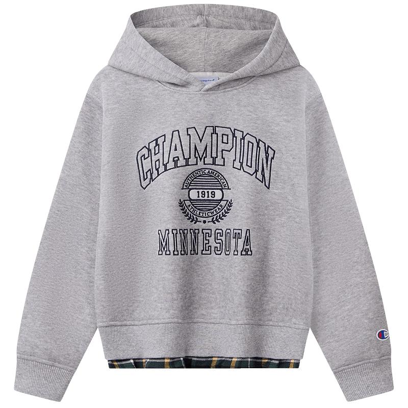 Champion Kids  Retro College Style Hooded Sweatshirt S