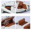 1/24 Mercedes-Benz 500K Classic Vintage Car Toy for Children Diecast Alloy Miniature Model Sound Light Collection Gift for Boys