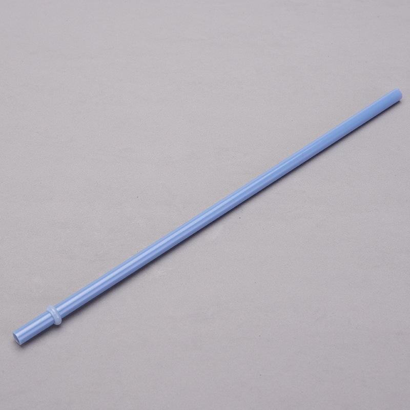 7Mm Aperture Straw 37 Color Solid Color Plastic Cup Accessories Pp Straw Non-Disposable Straw With Ring