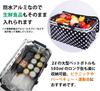 Hiro World Trade Cooler Cooler Polka Dot Large Capacity 32L Polka Bag, Box, Basket, Picnic, Insulated, Foldable, (Blue Dot)