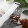 Stainless Steel Napkin Holder, with Hollow Pattern Modern Style Design, Waterproof Moisture-Proof Napkin Dispenser for Home Kitchen